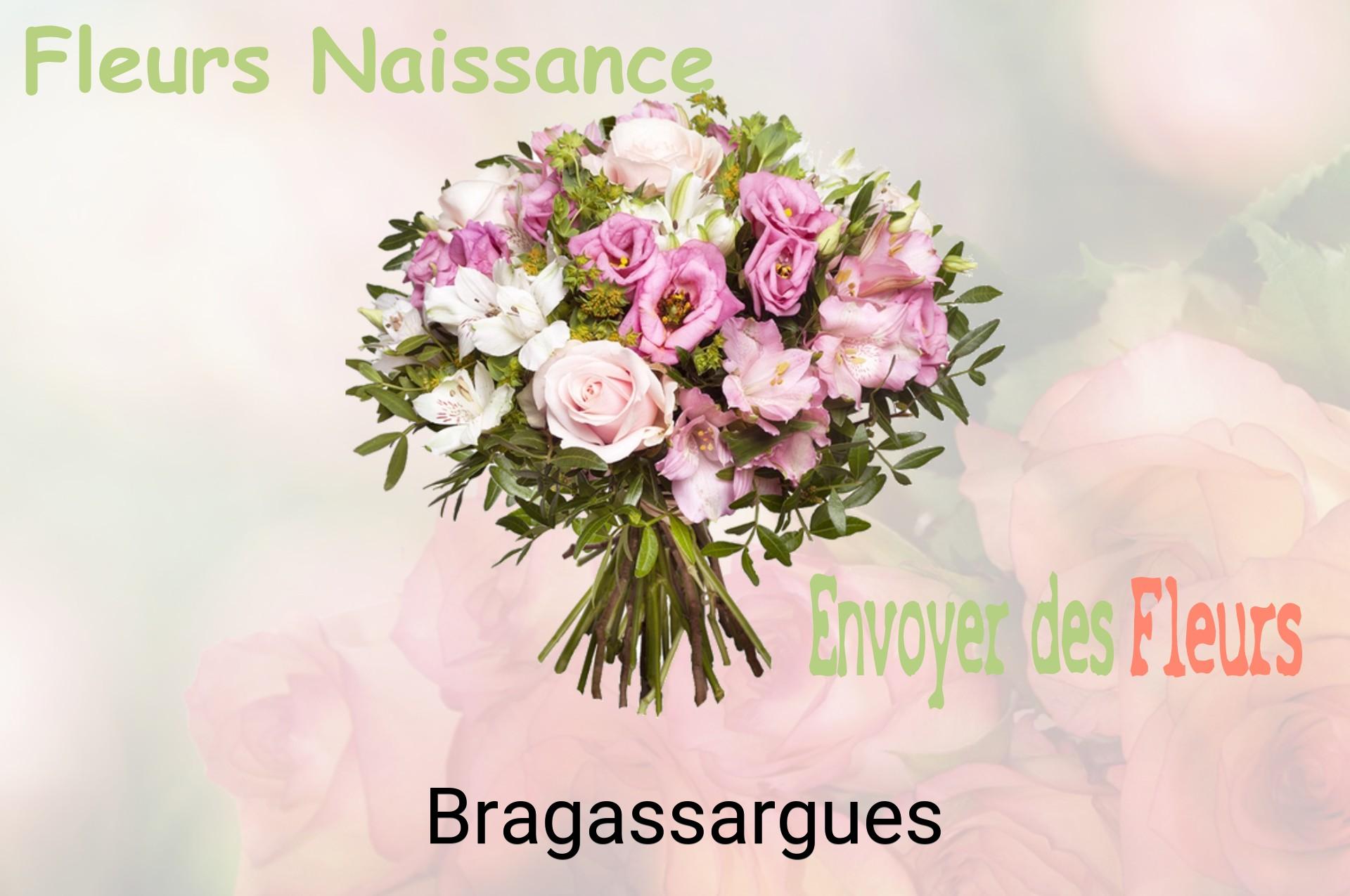 Bouquet de fleurs de naissance livré à Bragassargues